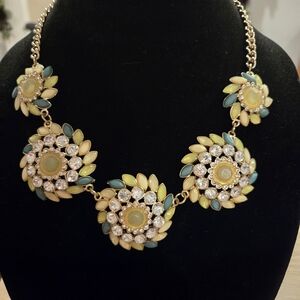 Elegant Floral Statement Necklace